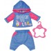 Одежда Baby Born Спортивный костюм для бега голубой, для куклы 43 см (830109-2) title=