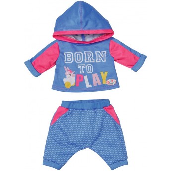 Одежда Baby Born Спортивный костюм для бега голубой, для куклы 43 см (830109-2)