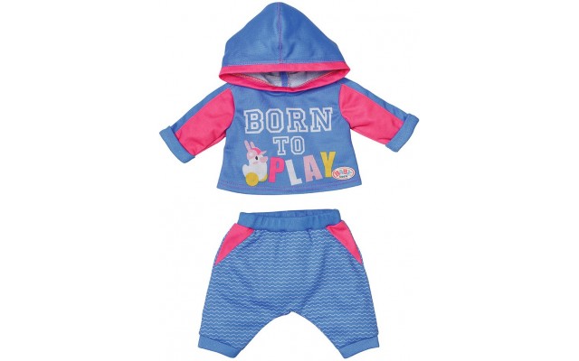 Одежда Baby Born Спортивный костюм для бега голубой, для куклы 43 см (830109-2)