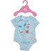 Одяг для ляльок Baby Born Боді S2 блакитний (830130-2) title=