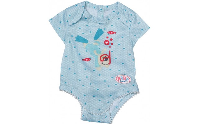 Одяг для ляльок Baby Born Боді S2 блакитний (830130-2)