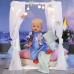 Одяг Baby Born День Народження Святковий комбінезон, синій, для ляльок 43 см (831090-2) title=