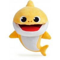 Интерактивная игрушка на руку Baby Shark мягкий поющий Малыш Акуленок (61181)