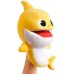 Интерактивная игрушка на руку Baby Shark мягкий поющий Малыш Акуленок (61181) title=