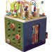 Игрушка бизикуб деревянный Battat Зоо-куб 34х30х45 см (BX1004X) title=