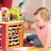 Игрушка бизикуб деревянный Battat Зоо-куб 34х30х45 см (BX1004X) title=