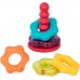 Игрушка Battat Lite Цветная пирамидка с кольцами (BT2579Z) title=