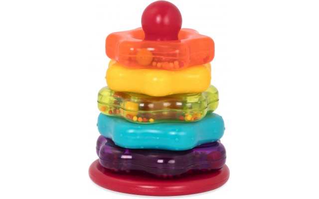 Игрушка Battat Lite Цветная пирамидка с кольцами (BT2579Z)