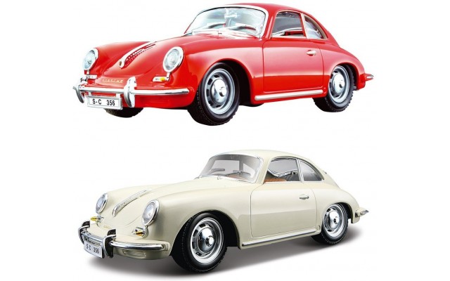 Автомодель Bburago Porsche 356B (1961) колекційна 1:24 в асорт. (18-22079)