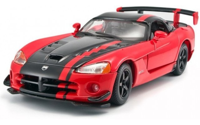 Автомодель Bburago Dodge Viper SRT10 ACR коллекционная 1:24 в ассорт. (18-22114)