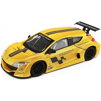 Автомодель Bburago Renault Megane Trophy коллекционная 1:24 желтый металлик (18-22115)