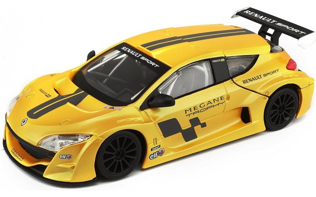 Автомодель Bburago Renault Megane Trophy колекційна 1:24 жовтий металік (18-22115)