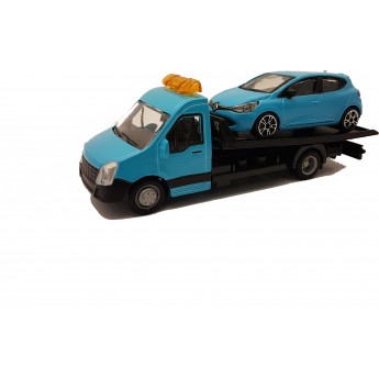 Набор машинок Bburago Автовоз с моделькой 1:43 Renault Clio (18-31401)