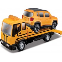 Набір машинок Bburago Евакуатор з моделькою 1:43 Jeep Renegade (18-31417)