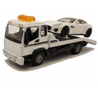 Набір машинок Bburago Евакуатор з моделькою 1:43 Jaguar F-Type R Dynamic V6 (18-31419)