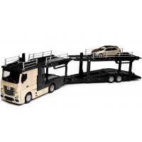 Игровой Набор Bburago Автовоз Mercedes-Benz Actros 1:43 с моделькой VW Polo GTI Mark 5 (18-31458)