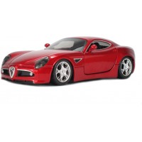 Колекційна модель Bburago Alfa 8C Competizione 2007 червоний металік 1:32 (18-43004)