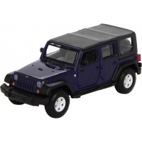 Коллекционная модель Bburago Jeep Wrangler Unlimited Rubicon 1:32 в ассорт.  (18-43012)