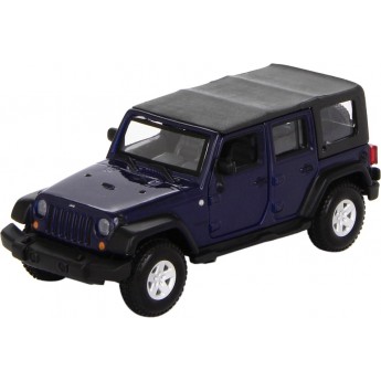 Коллекционная модель Bburago Jeep Wrangler Unlimited Rubicon 1:32 в ассорт.  (18-43012)