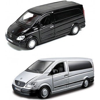 Машинка коллекционная Bburago Mercedes-Benz Vito 1:32 серебристый (18-43028)