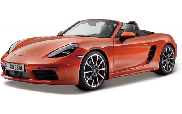 Машинка колекційна Bburago Porsche 718 Boxster 1:32 металева (18-43049)