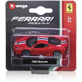 Мини модель Bburago машинка Ferrari металлическая 1:64 в ассорт. (18-56000)