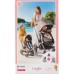Коляска для кукол Corolle 3 в 1 Cybex складная, со съемной люлькой и корзиной (9000140770) title=