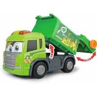 Игрушка Dickie Toys Мусоровоз АВС Scania Гэри с контейнером, свет и звук, 25 см (4114004)