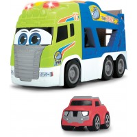 Игрушка Dickie Toys Автовоз АВС Scania Тим с мягкой машинкой, свет и звук, 42 см (4117000)