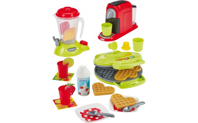 Игровой набор Ecoiffier Chef Кухонная техника с посудой и продуктами, 24 аксес. (002524)