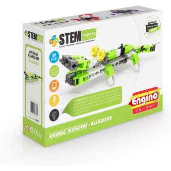 Конструктор Engino Stem Heroes Царство животных: аллигатор (SH13)