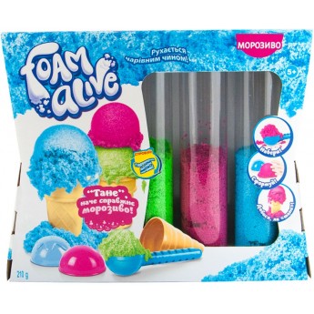 Набір з піною для дитячої творчості Foam Alive Морозиво (5907)