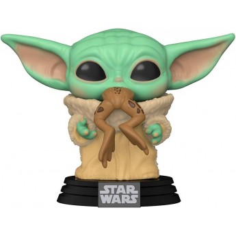 Фигурка Funko Pop! Мандалорец Малыш с лягушкой 10 см (49932)