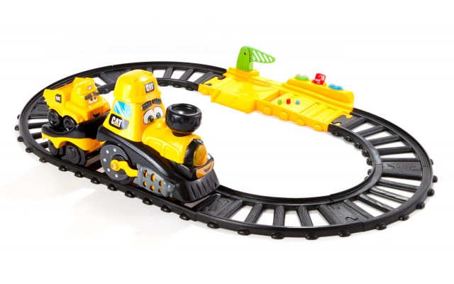 Игровой набор CAT Железная дорога для малышей, свет и звук, 83 см (82489)