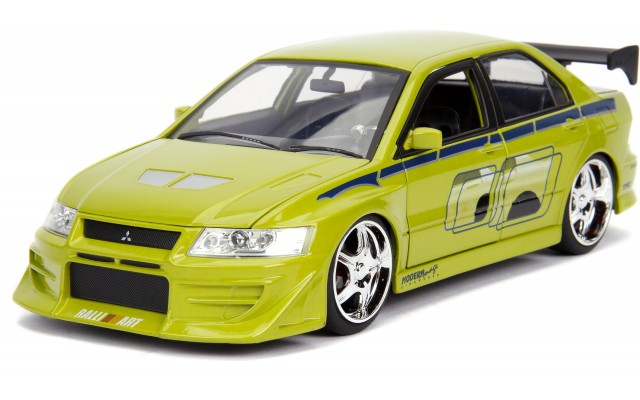Автомодель Jada Mitsubishi Lancer Evo 7 2002 из к/ф Форсаж (253203052)