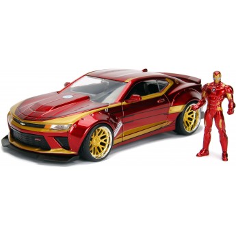 Машинка Jada Chevrolet Camaro 2016 с фигуркой Железного человека Марвел Мстители (253225003)