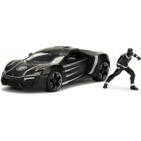 Машинка Jada Lykan HyperSport з фігуркою Чорної пантери Марвел Месники (253225004)