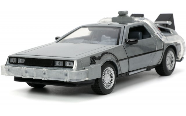 Машинка Jada Машина времени DeLorean из к/ф Назад в будущее, со светом (253255038)