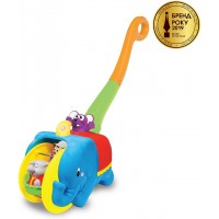 Игрушка-каталка Kiddieland Слон-циркач со свет и рос. озвуч. (049759)