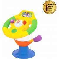 Игрушка на присоске Kiddieland Умный руль со свет и укр. озвучкой (058305)