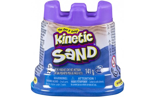 Кінетичний пісок Kinetic Sand Міні фортеця, блакитний 141 г (71419B)