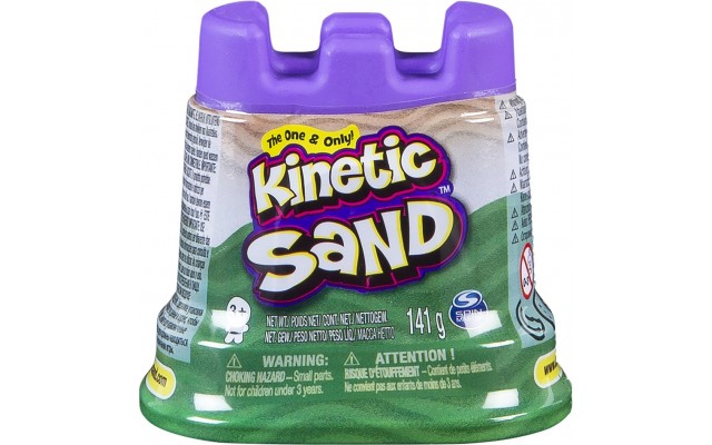 Кінетичний пісок Kinetic Sand Міні фортеця, зелений 141 г (71419G)