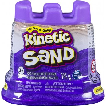 Кинетический песок Kinetic Sand Мини крепость, фиолетовый 141 г (71419P)