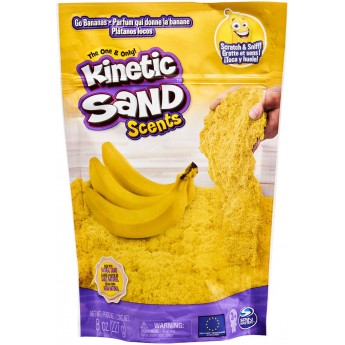 Кинетический песок Kinetic Sand с ароматом Банановый десерт 227 г (71473B)