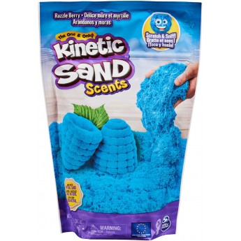 Кинетический песок Kinetic Sand с ароматом Голубая малина 227 г (71473R)