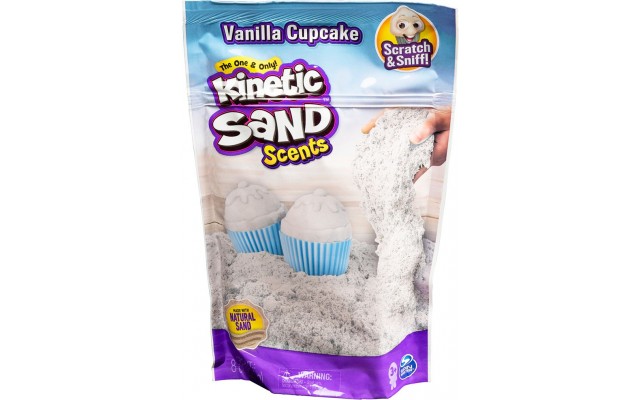 Кинетический песок Kinetic Sand с ароматом Ванильный капкейк 227 г (71473V)