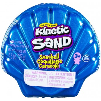 Кинетический песок Kinetic Sand Ракушка голубая 127 г (71482B)