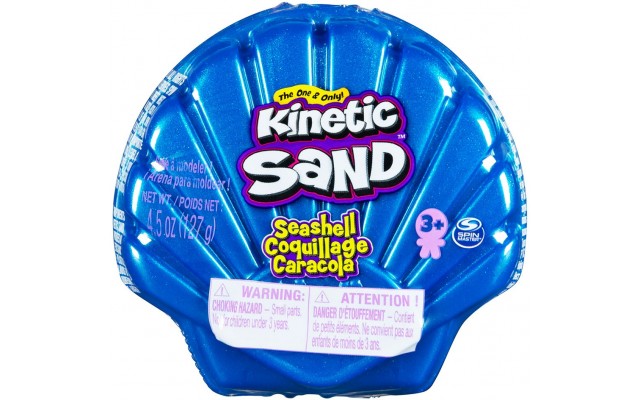 Кинетический песок Kinetic Sand Ракушка голубая 127 г (71482B)