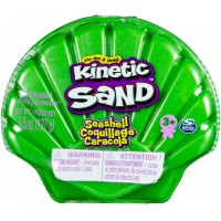 Кинетический песок Kinetic Sand Ракушка зеленая 127 г (71482G)