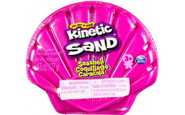 Кінетичний пісок Kinetic Sand Мушля рожева 127 г (71482P)